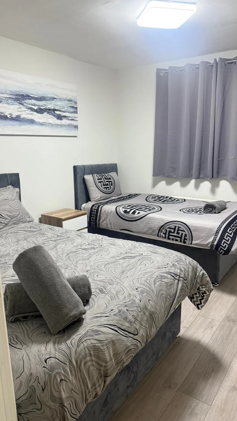 Bedroom turnaround with fresh linens