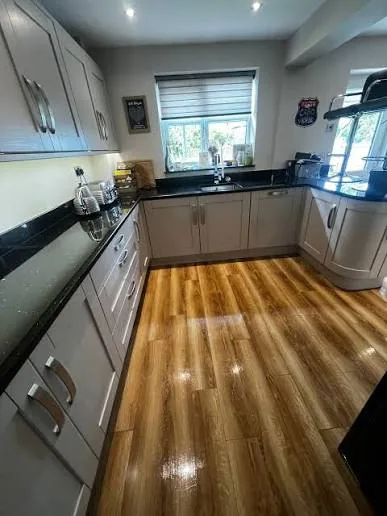 Kitchen after a regular clean